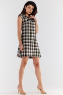 Sukienka Model A490 Brown/Beige - awama - s Sukienka Model A490 Brown/Beige - awama - s