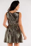 Sukienka Model A562 Gold Dots - awama - L