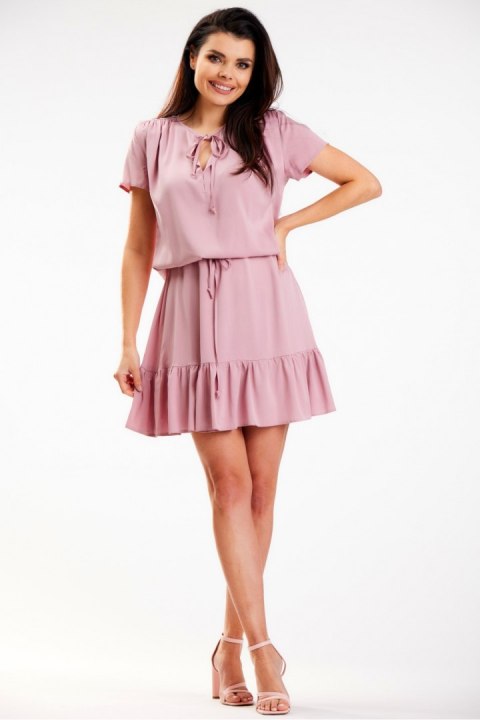 Sukienka Model A575 Dirty Pink - awama - S/M Sukienka Model A575 Dirty Pink - awama - S/M