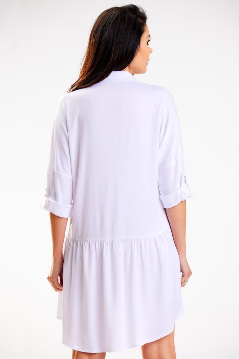 Sukienka Model A584 White - awama - S/M Sukienka Model A584 White - awama - S/M