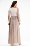 Sukienka Model A626 Beige - awama - M Sukienka Model A626 Beige - awama - M
