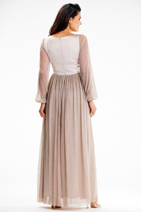 Sukienka Model A626 Beige - awama - M Sukienka Model A626 Beige - awama - M
