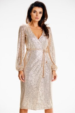 Sukienka Model A632 Beige - awama - M
