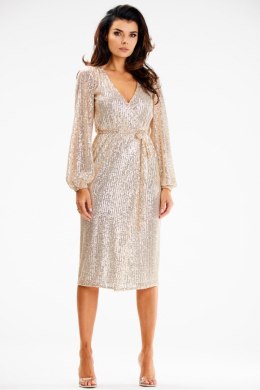 Sukienka Model A632 Beige - awama - M