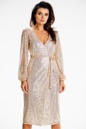 Sukienka Model A632 Beige - awama - s Sukienka Model A632 Beige - awama - s