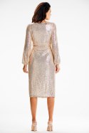 Sukienka Model A632 Beige - awama - s Sukienka Model A632 Beige - awama - s