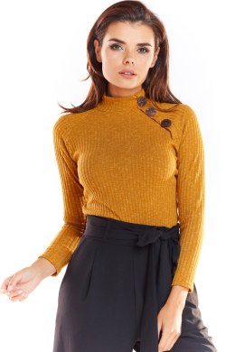 Sweter Damski Model A315 Camel - awama - M