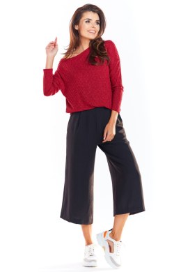 Sweter Damski Model A333 Bordo - awama - S