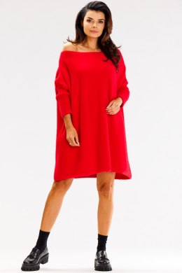 Sweter Damski Model A618 Red - awama - uniwersalny
