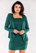 Żakiet Model A559 Bottle Green - awama - L Żakiet Model A559 Bottle Green - awama - L