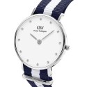 ZEGAREK DAMSKI DANIEL WELLINGTON Glasgow Silver DW00100082 + BOX ZEGAREK DAMSKI DANIEL WELLINGTON Glasgow Silver DW00100082 + BOX