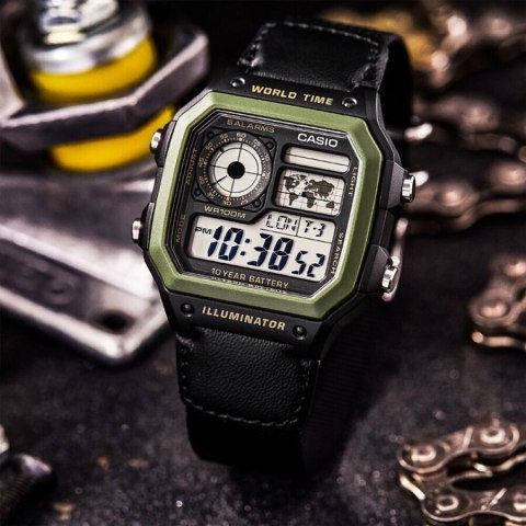 ZEGAREK MĘSKI CASIO Sports AE-1200WHB-1B + BOX (zd146d) ZEGAREK MĘSKI CASIO Sports AE-1200WHB-1B + BOX (zd146d)