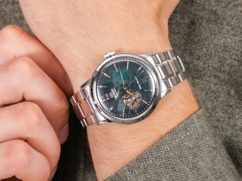 Zegarek Męski Orient Classic Bambino Open Heart RA-AG0026E10B + BOX