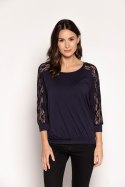 Bluzka Model Celine Navy - Babell - M Bluzka Model Celine Navy - Babell - M