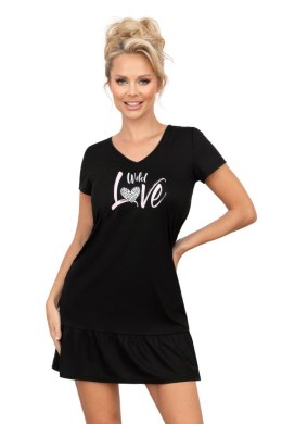 Koszulka nocna Koszula Nocna Model Pantera Black - Donna - 42