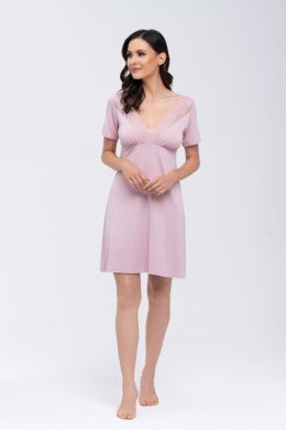 Koszulka nocna Koszula Nocna Model Simone Pink - Babella - XL