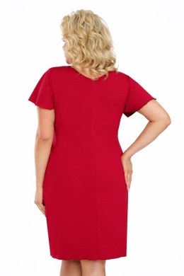 Koszulka nocna Koszulka Model Doris Plus Burgund - Donna - 50