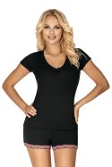 Piżama Damska Model Clara 1/2 Black - Donna - 42 Piżama Damska Model Clara 1/2 Black - Donna - 42