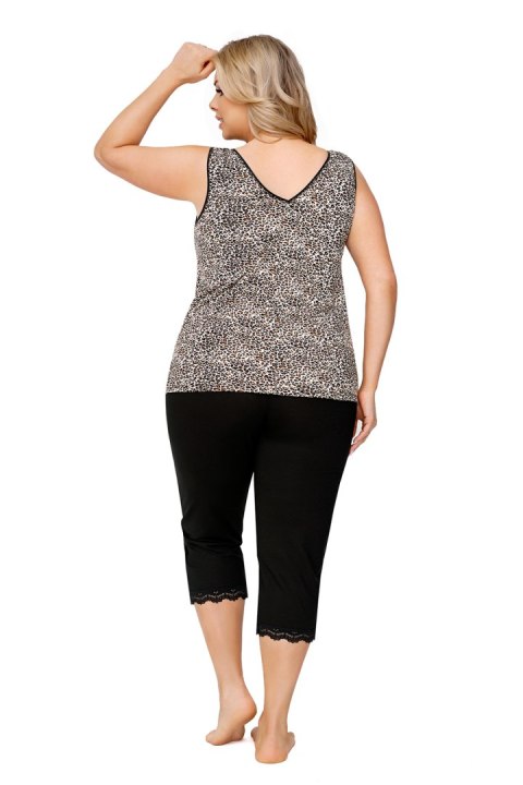 Piżama Damska Model Omena Plus Black - Donna - 46 Piżama Damska Model Omena Plus Black - Donna - 46