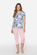 Piżama Damska Model Primavera Blue/Pink - Babella - S