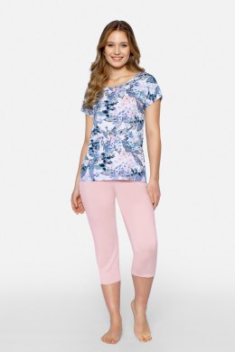 Piżama Damska Model Primavera Blue/Pink - Babella - S
