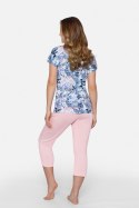 Piżama Damska Model Primavera Blue/Pink - Babella - S