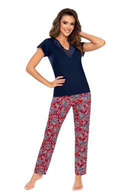 Piżama Damska Model Rita Dark Blue - Donna - 44