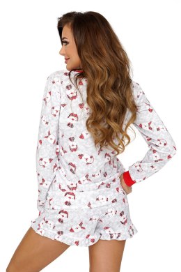 Piżama Damska Model Teddy II 1/2 Ecru - Donna - 40