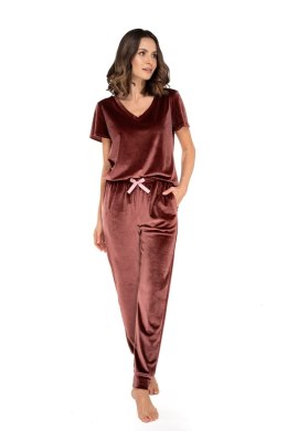 Spodnie Dres Damski Model Audrey Burgund - Babella - L