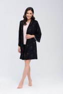 Szlafrok Damski Model Koi Beige/Black - Babella - XL