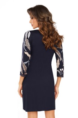 Koszulka nocna Koszula Nocna Model Helen II Dark Blue - Donna - 44