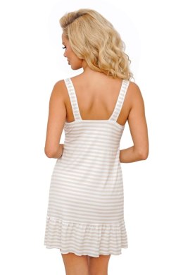 Koszulka nocna Koszula Nocna Model Marina Beige - Donna - XL