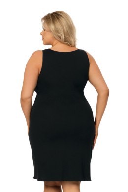 Koszulka nocna Koszula Nocna Model Sarah plus Black - Donna - 6XL
