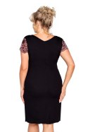 Koszulka nocna Koszulka Model Adele Plus Black - Donna - 52 Koszulka nocna Koszulka Model Adele Plus Black - Donna - 52
