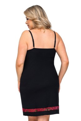 Koszulka nocna Koszulka Model Alexia plus Black - Donna - 46