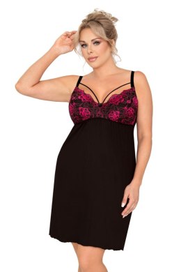 Koszulka nocna Koszulka Model Candy Plus Black - Donna - 52