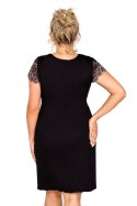 Koszulka nocna Koszulka Model Emma Plus Black - Donna - 52 Koszulka nocna Koszulka Model Emma Plus Black - Donna - 52