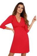 Koszulka nocna Koszulka Model Klarisa II Red - Donna - 42 Koszulka nocna Koszulka Model Klarisa II Red - Donna - 42