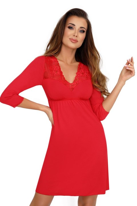Koszulka nocna Koszulka Model Klarisa II Red - Donna - 42 Koszulka nocna Koszulka Model Klarisa II Red - Donna - 42