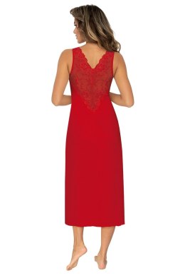 Koszulka nocna Koszulka Model Kristina Long Red - Donna - 40