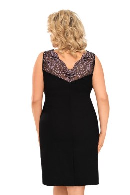 Koszulka nocna Koszulka Model Larisa Plus Black - Donna - 46
