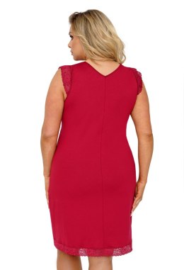 Koszulka nocna Koszulka Model Vera Plus Burgund - Donna - 52