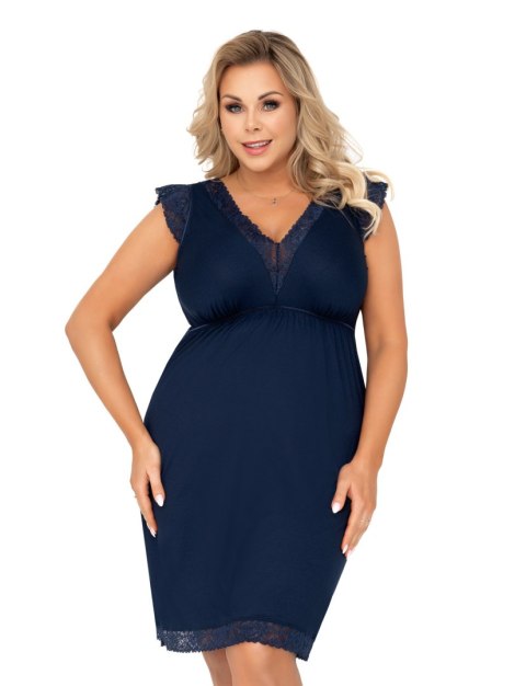 Koszulka nocna Koszulka Model Vera Plus Dark Blue - Donna - 48 Koszulka nocna Koszulka Model Vera Plus Dark Blue - Donna - 48