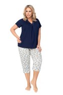 Piżama Damska Model Aria Plus Dark Blue - Donna - 48 Piżama Damska Model Aria Plus Dark Blue - Donna - 48