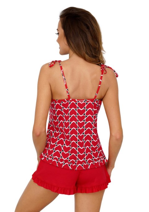 Piżama Damska Model Love 1/2 Red - Donna - 40 Piżama Damska Model Love 1/2 Red - Donna - 40
