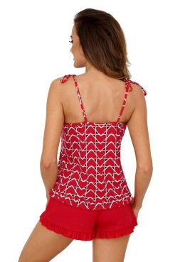Piżama Damska Model Love 1/2 Red - Donna - 42