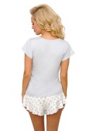 Piżama Damska Model Maya 1/2 Light Grey - Donna - 36