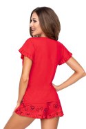 Piżama Damska Model Mika 1/2 Red - Donna - 42 Piżama Damska Model Mika 1/2 Red - Donna - 42