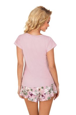 Piżama Damska Model Nicola 1/2 Powder Pink - Donna - 40