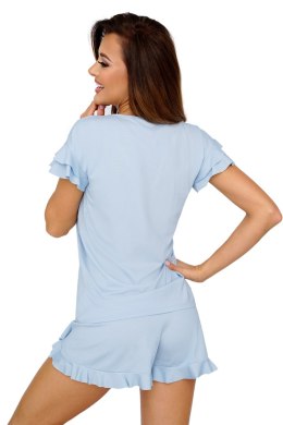Piżama Damska Model Pastella 1/2 Blue - Donna - 42